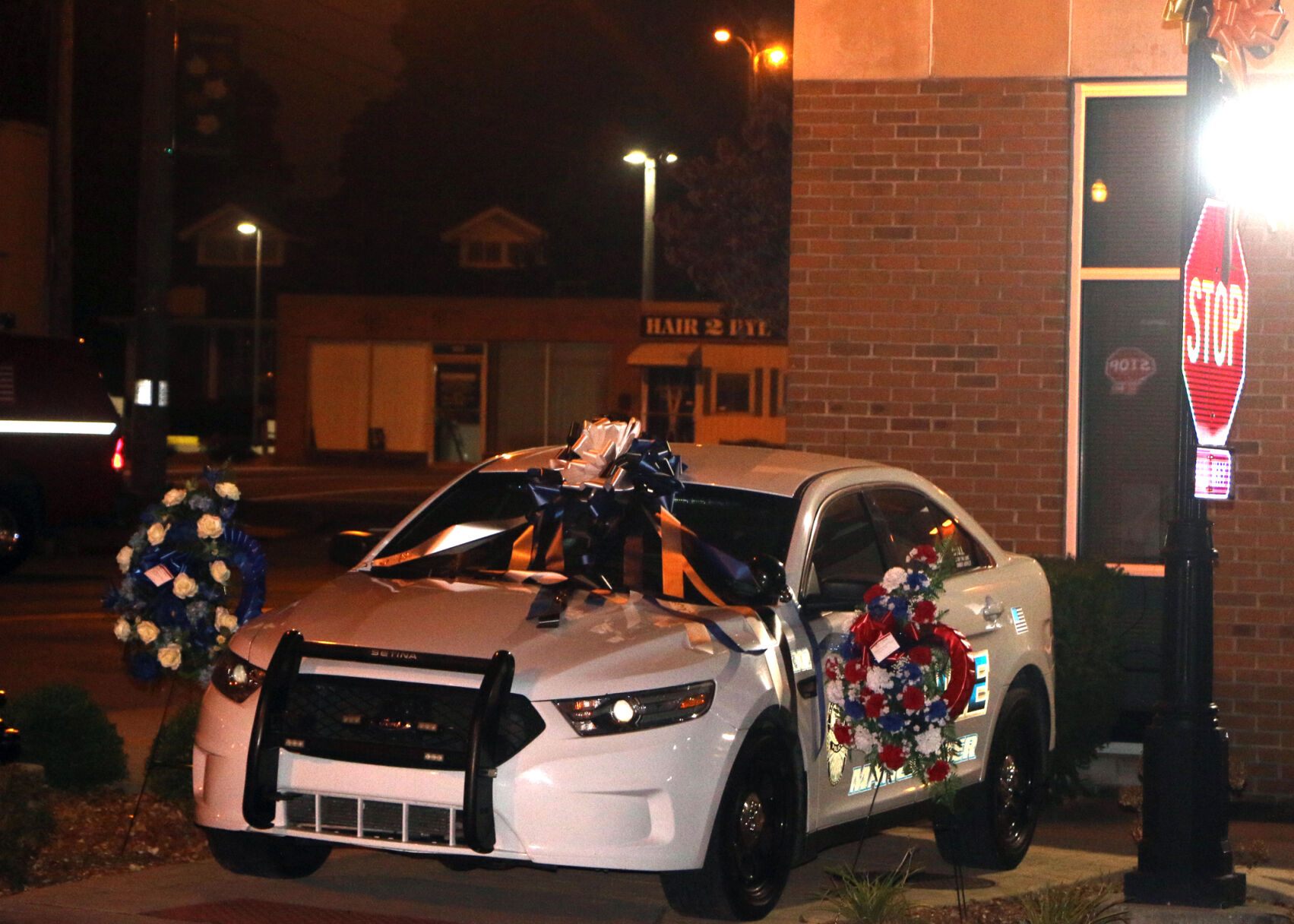 Community members show respect